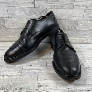 Allen Edmonds Ashton Black Leather Split Toe Derby Dress Shoes 1608 Men Sz 11.5D